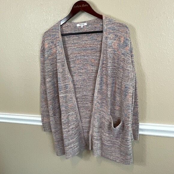 Madewell Womens S Cardigan Marled Summer Ryder Minimalist Boho Casual Sweater T3 - Picture 3 of 11
